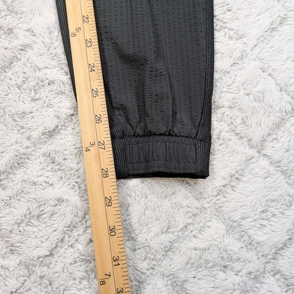 Athleta Pants Women's 2 Black Textured Brooklyn Jogger Nylon Light Run Travel - Picture 6 of 11